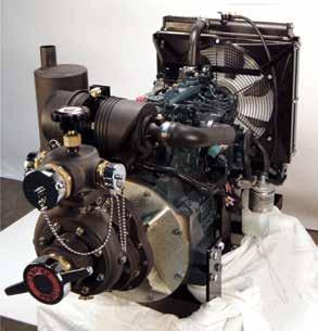 alternator, pressure lubed, oil and fuel pump filters 41"L x 24"W x 42 1 /2"H, 528 lbs.