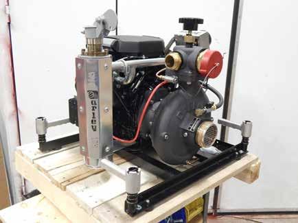 Dual silent air cleaner 2011 Carb and EPA Compliant 3" cam lock suction 3" cam lock discharge 2BE 21H MARINE PORTABLE MEDIUM PRESSURE, HIGH VOLUME, DIRECT DRIVE, MOUNTED Honda GX 630: 4 cycle, 21 HP,