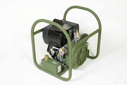 OHLER MILITARY PUMPS 150AAMCFP-1B30CS Air-cooled, single cylinder, 4-stroke diesel engine Fuel transfer with electric start Fuel capacity for 2.