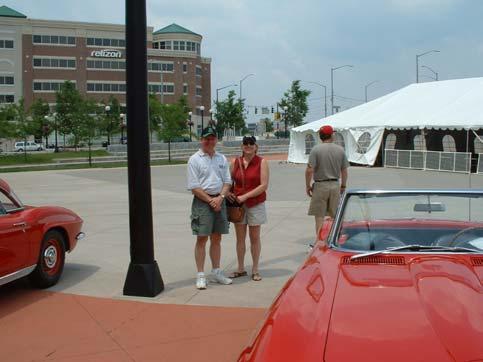 gathered our cars for a static display outside Fifth-Third field.