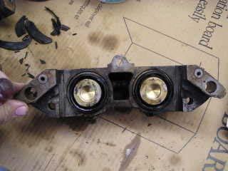 Brake Caliber Rebuild Continued from page 4 Inside will be a spring, save it, they are not