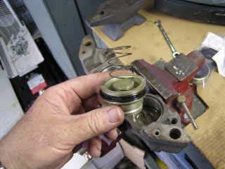 Lube the O-ring with brake fluid and work it back in the bore.