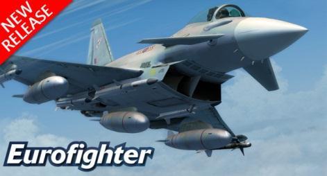 Review of Eurofighter Typhoon Developed by Just Flight The Eurofighter is a twin engine, single/twin seat, delta wing, multirole fighter built by Eurofighter GmbH since the mid-1990s.