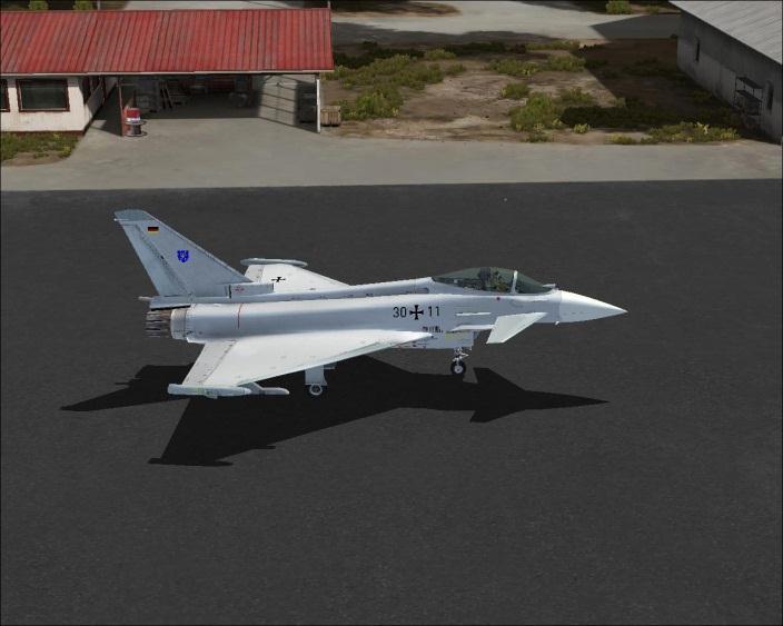 After the installation was completed I opened up my FSX directory to verify that the installation was done correctly of course it was, I found the Eurofighter perfectly placed in the Airplane folder