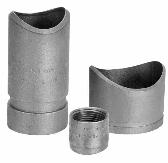 WL-ISR T-LT Welded ittings or ire Protection & Other Low Pressure Piping Systems erit Weld-iser Tee-Let Welding ranch ittings offer the user a high strength, low cost, welded steel, threaded and