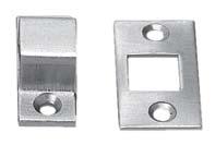Nickel 10 Slide Bolts For use in double doored cabinets to secure the unlocked door from inside the cabinet.