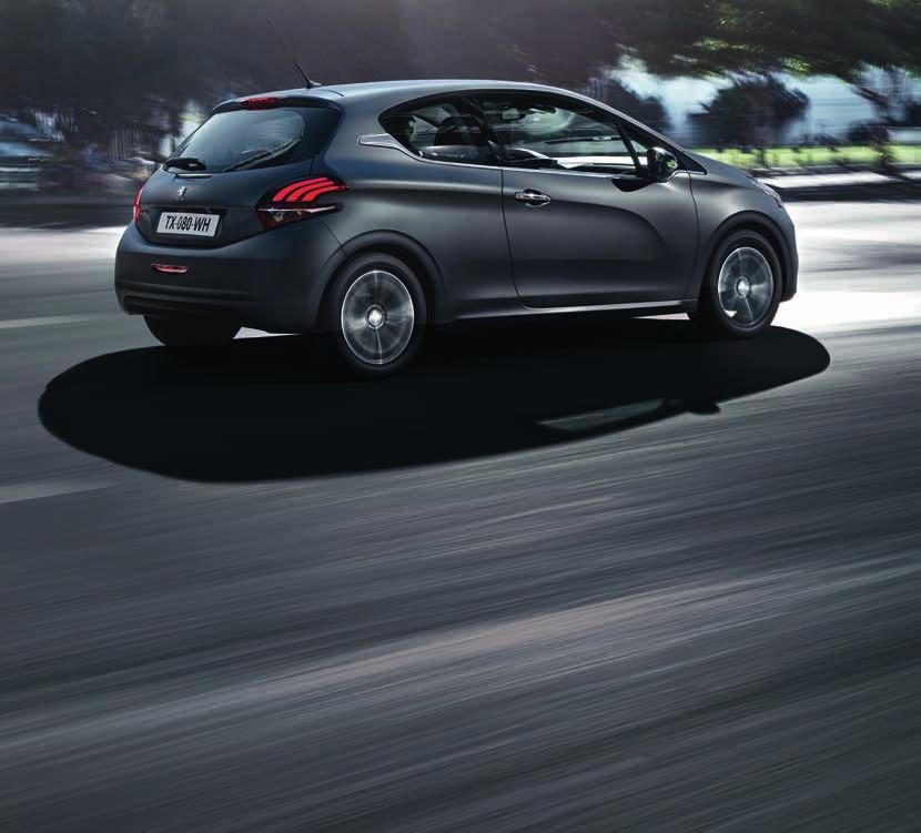 MATTE FINISHES The new Peugeot 208 has two new innovative textured body colours, which look both matte and satin-finish: ICE Grey* and ICE Silver**.