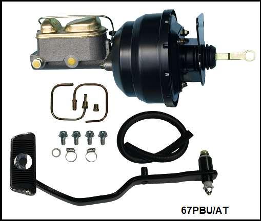 See the image below depicting the 67PBU power brake assist