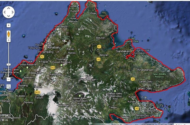 Sabah, Malaysia : Rich in Bioresources Vast land area (73,620 km2) (Agriculture/Forestry) Long coastline