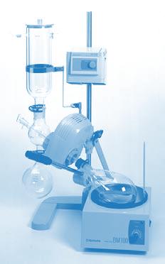 RE-500 series Rotary Evaporators provides a digital display of the rotational speed for greater accuracy and control. The manual lift is controlled by a simple knob adjustment, simply turn and lift.