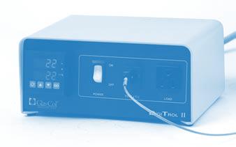 The control features a digital dual output display for set point and process indication. Features automatic cold junction compensation and thermocouple break protection.