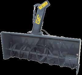 SNOW BLOWER Hydraulic tilt (on request) (not available for mod. TN 125).