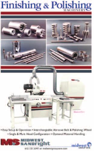 Also available are Nautilus wet deburring and finishing machines, Explorer custom deburring and finishing machines, Rand Bright cylindrical deburring and finishing