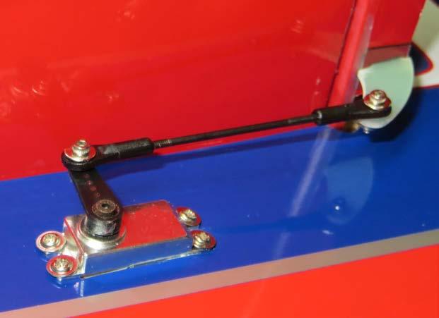 26. The rudder and elevator servo linkages assemble and are installed just like the aileron linkage.
