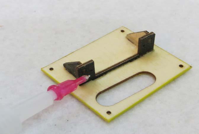 3. Seal the hinge line gap using Blenderm tape.