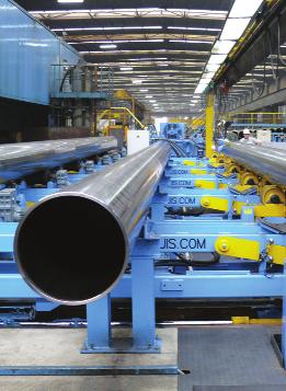 Steel pipe production Latest investments and improvements for 24 upgrade ` ` 1 ` 2 NEW ` 3 4 NEW NEW Sizing Visual inspection Salzgitter Mannesmann Line Pipe