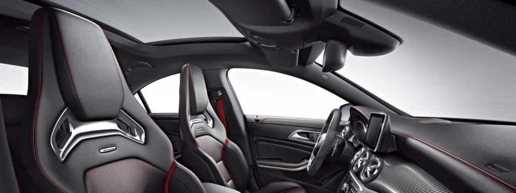 CLA45 Interior Gallery Shown with: 555 + 811 - AMG Performance Seats