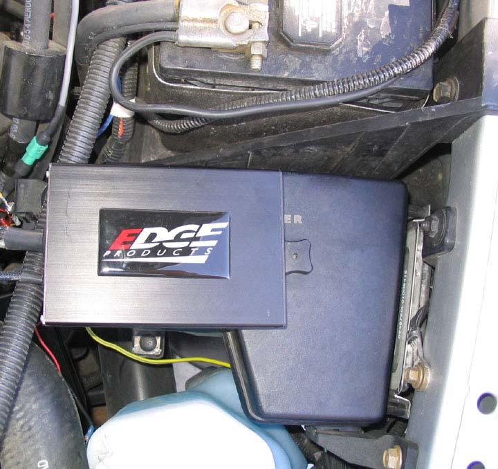 Edge Products, LLC Dodge Juice/Attitude Manual Mounting the Juice Module The Edge Juice Module can mount on top of or to the side of the black plastic fuse box cover located