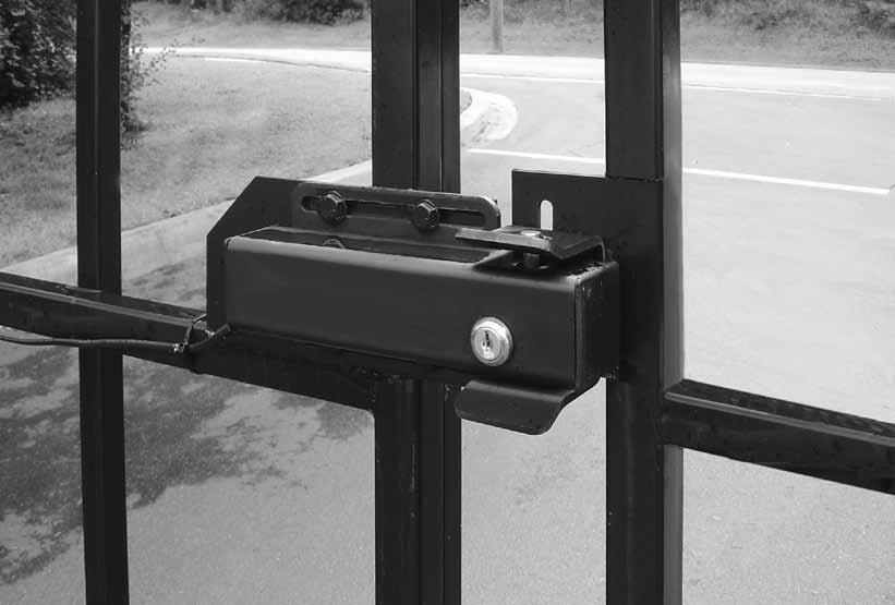 IMPORTANT: Before you install the automatic gate lock be sure your gate is level, moves freely on its hinges, and does not bind or drag against the ground.
