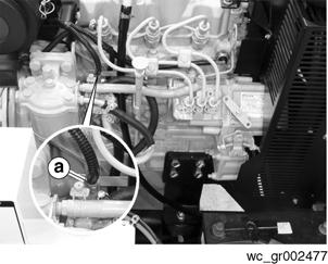 Caterpillar Engine Troubleshooting 6.7 Checking Glow Plug Wiring LTC Repair See Graphic: wc_gr002477 6.7.1 Place the keyswitch in the HEAT or START position. 6.7.2 Check for battery voltage between the R/Or glow plug wire (a) and ground.