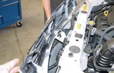 pack. The main receiver brace mounts behind the front bumper fascia under the bumper core and to