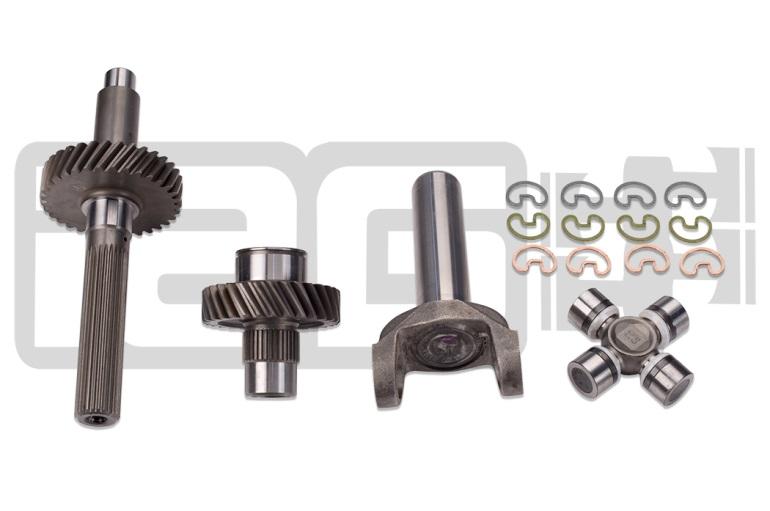 IAG Performance Transfer Gears Installation Part# IAG-DRV-1000, IAG-DRV-1010 Tools Required: 12mm Wrench, 3/8 Torque