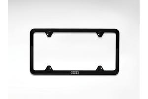 plate frame with Audi rings