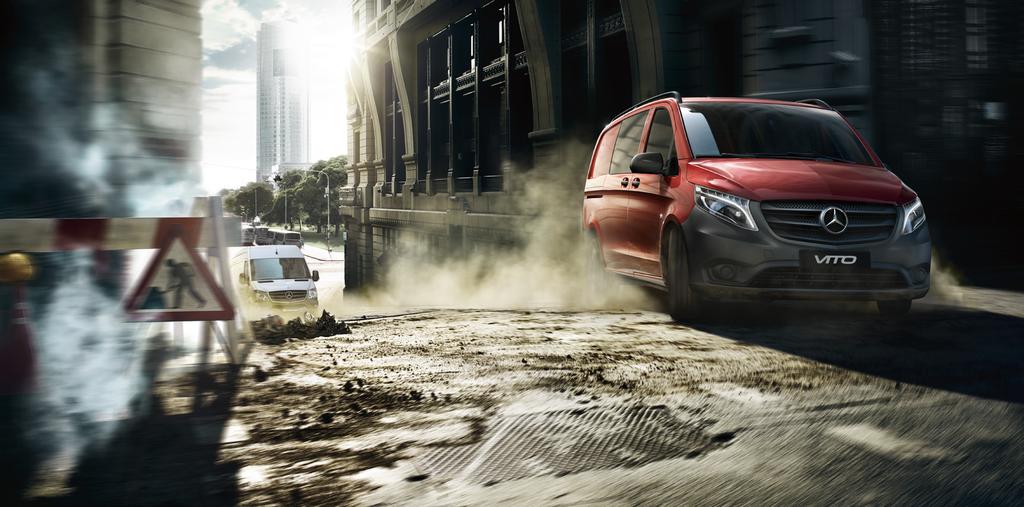 The Vito. Runs on ambition. Whether it s work or play, the Vito is purpose-designed to take care of your every need.