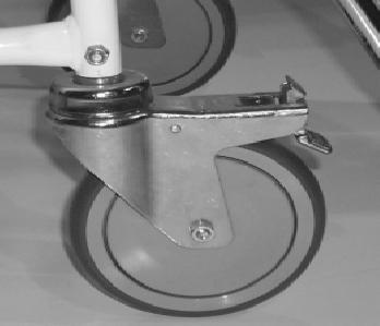 OPERATION OF MECHANISM 5. If you must reach or lean from your chair: A. Rotate the front casters to the forward position. To do this, move your chair past the object, then back up alongside it.