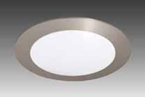 FR 68- / FR 78- / FQ 68-LED Flat recessed LED luminaire with homogeneous planar light 610 015 902 06 FR 68-LED 4W ww matt chrome colour appearance ww (warm white) appr.