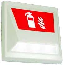 SNP 2004.1 Combined Safety- And Safety Sign Luminaire Fire fighting- and first aid facilities have to be specially marked and illuminated by 5 lux according to of October 2013.