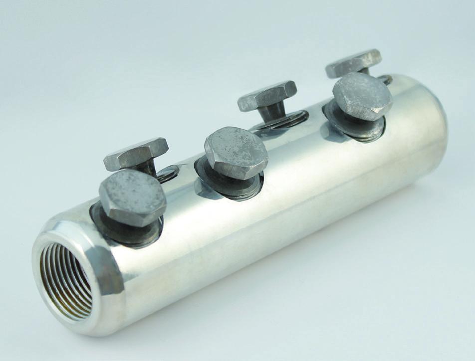 Mechanical connects and lugs with single shear-off-head bolts and transverse grooving Application GPH mechanical connects and lugs are reliable and a cost-effective way of connecting different