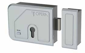 opening from outside with euro-profile cylinder Backset mm 60 or 80 Stainless steel deadbolt dimensions 35 x 12 mm (stroke 25 mm) Burglar resistant device on deadbolt in the closed position Power