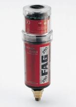 FAG LUBRICATOR MOTION GUARD Order designations Technical data Lubricator Set consists of: LC-unit 120 cm 3 with set of batteries Drive Supporting adapter Mass (ready for application): ca.
