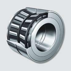 vehicles: two single-row tapered roller bearings as a bearing set one double-row tapered roller bearing as a ready-to-mount unit Ready-to-mount units have an integrated seal, are greased and the