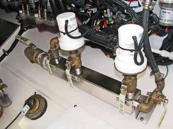Chapter 8: RAW WATER SYSTEM 8.1 General A raw water manifold located in the mechanical systems compartment bilge supplies seawater to the raw water pumps.