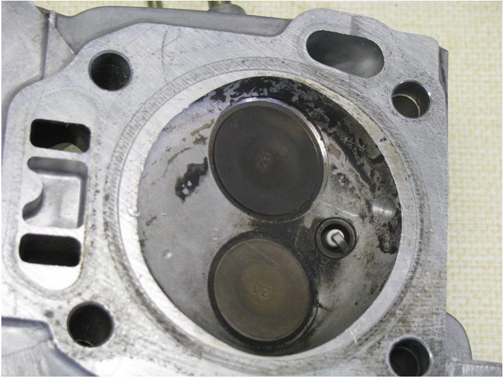 Figure 5b: Top view of cylinder head