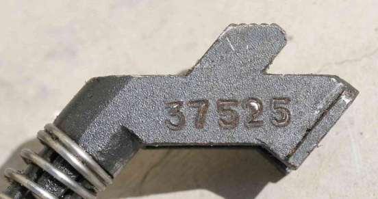 Last five digits of the serial number repeated on the recoil spring guide of the same Type 56-1 assault rifle