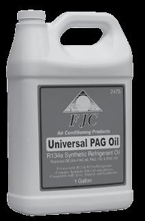 Compatible with Mineral, Ester, Paraffin & other PAG Oils.