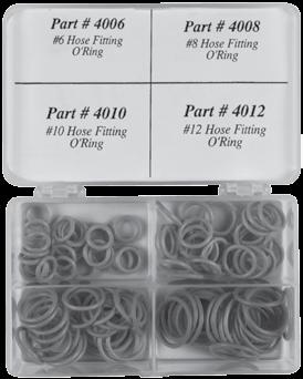 Pieces TOP FOUR O-RING ASSORTMENT 4 Most Popular Sizes 100 Pieces