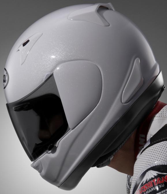 Foundational feature of all Arai Helmets Found in every Arai helmet is the basic and simple organic shell shape.