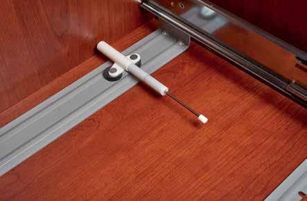 Soft-Open/Soft-Close Rev-A-Motion technology Simple six-screw installation Includes our patented door mount brackets Rev-A-Shelf exclusive design DESIGNED FOR A 24" OPENING INCLUDES TWO CANVAS BAGS
