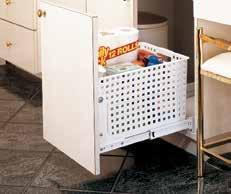 HURV SERIES PULLOUT UTILITY BASKET Features a