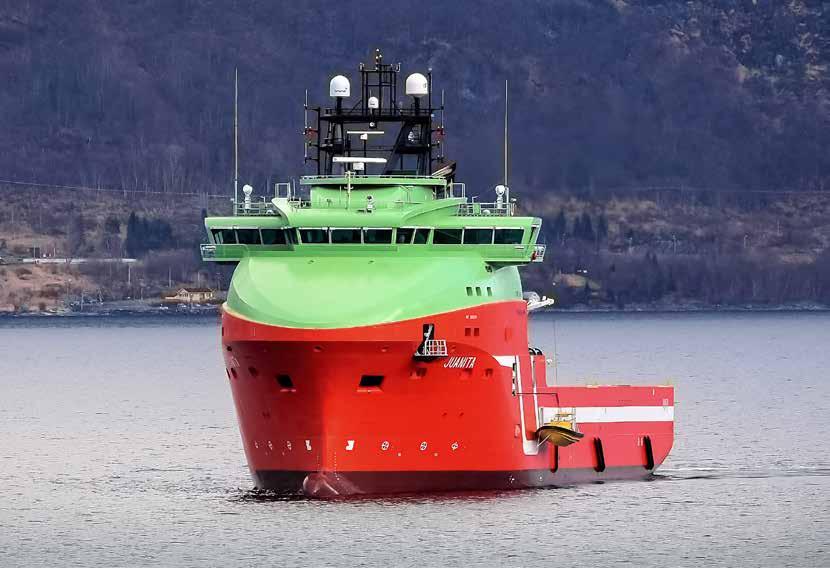 MV JUANITA Salt 100 PSV - Platform Supply Vessel OWNER: OPERATOR: TECHNICAL MANAGER: OFFICE ADDRESS: Ugland Supplier AS Ugland Offshore AS Ugland Marine Services AS J.M. Uglands vei 20, N-4878 Grimstad, Norway (P.