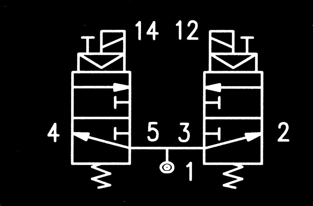 electric control 3/2 NC + 3/2 NO 6 2 9 830 15 33 0,140 0,140 24 V