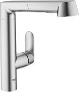 GROHE WaterCare - New SKU s K7 Semi-Pro Faucet Solid Brass Body Locking Dual Spray Control-- switches back and forth between regular flow and spray 9 Spout Reach 26 1 / 2 Spout Height gpm 32