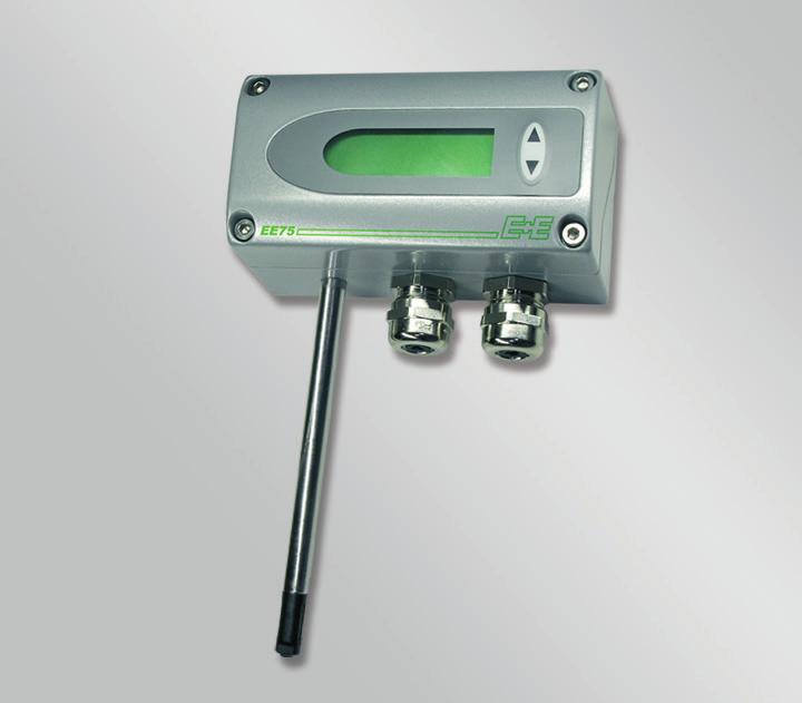 EE75 High-Precision Air / Gas Velocity Transmitter for Industrial Applications The EE75 series air velocity transmitters were developed to obtain accurate measuring results over a wide range of