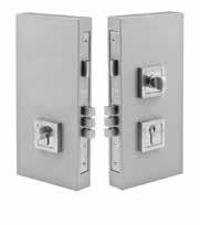 . 1184 Square Double Turn Lock Kit Free to open by Turnsnib from either side unless locked.