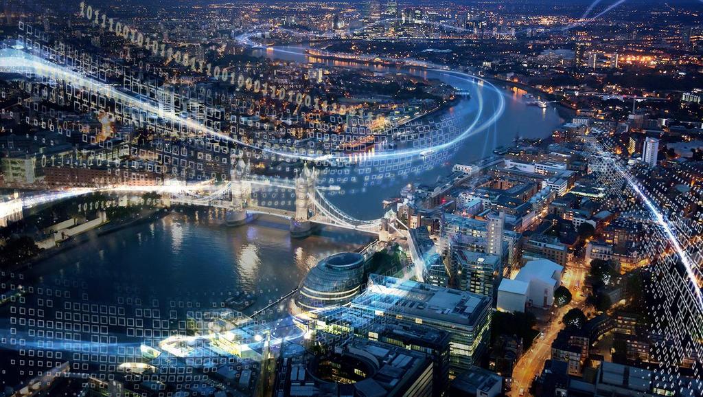 London 2030 MindSphere Autonomous Tube Driverless trains on all lines increase capacity by 40% 1 Energy trading/ Blockchain PV on all roofs supply 25% of the city s energy demand CyPT Air Energy