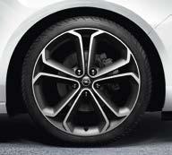 (excludes roof rails) 1 18-inch alloy wheels 19-inch alloy wheels (optional at extra cost) 3 2 3 For